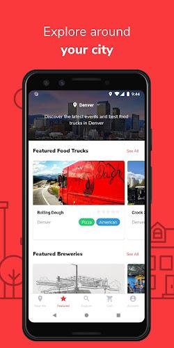 Truckster - Find Food Trucks Tangkapan skrin 1