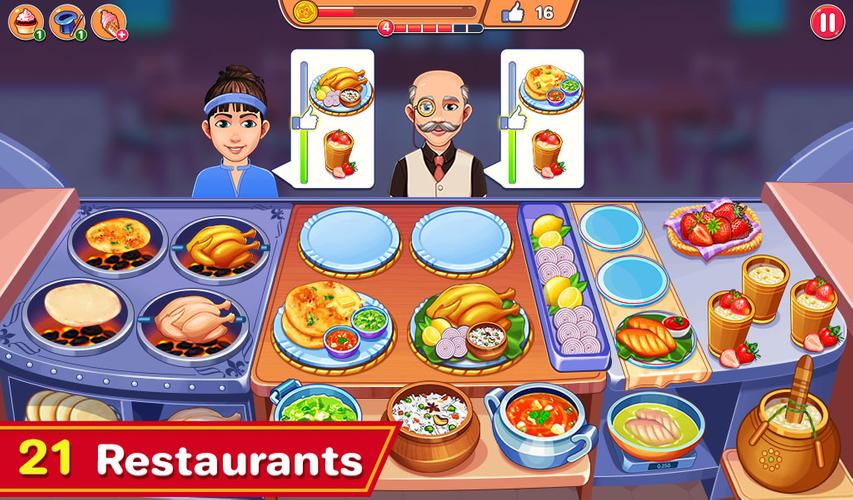 Indian Cooking Madness Games 스크린샷 0