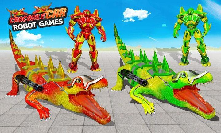 Robot Game Transform Crocodile Captura de tela 3