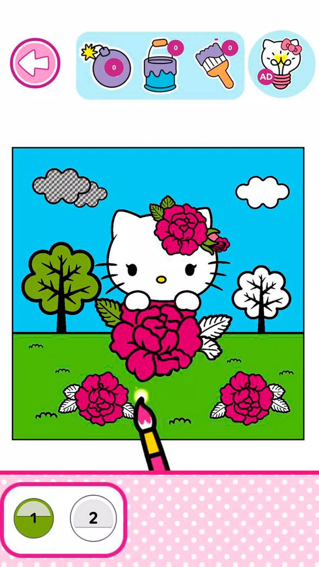 Hello Kitty: Livro de Colorir Captura de tela 0