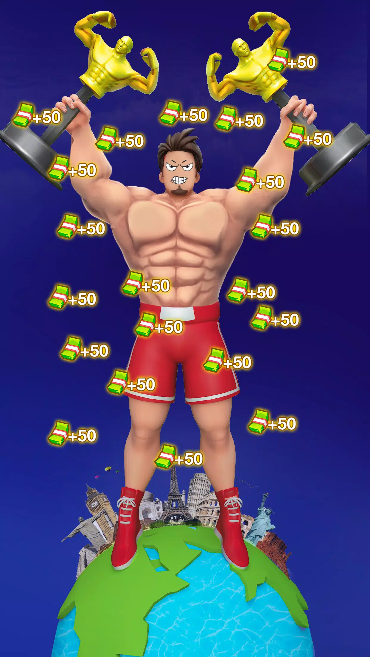 Gym Clicker Hero: Idle Muscles应用截图第1张