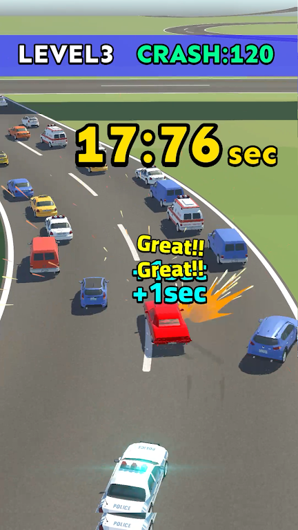 Schermata Car Chase And Crash Run 2