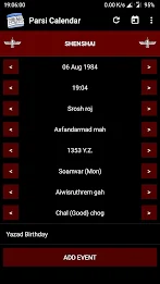 Parsi Calendar Screenshot 1