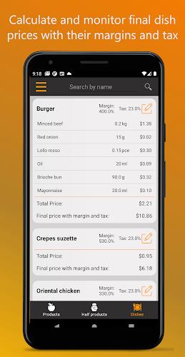 Food Cost Calculator Screenshot 0