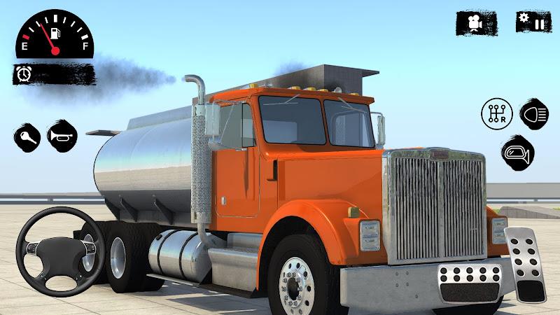 Offroad Oil Tanker Truck Sim Captura de pantalla 0