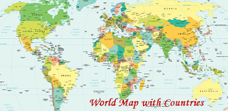 World Map With Countries Screenshot 0