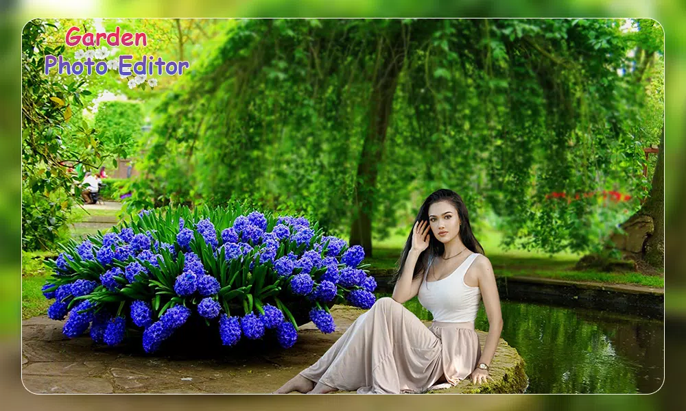 Garden Photo Frame Editor ภาพหน้าจอ 1