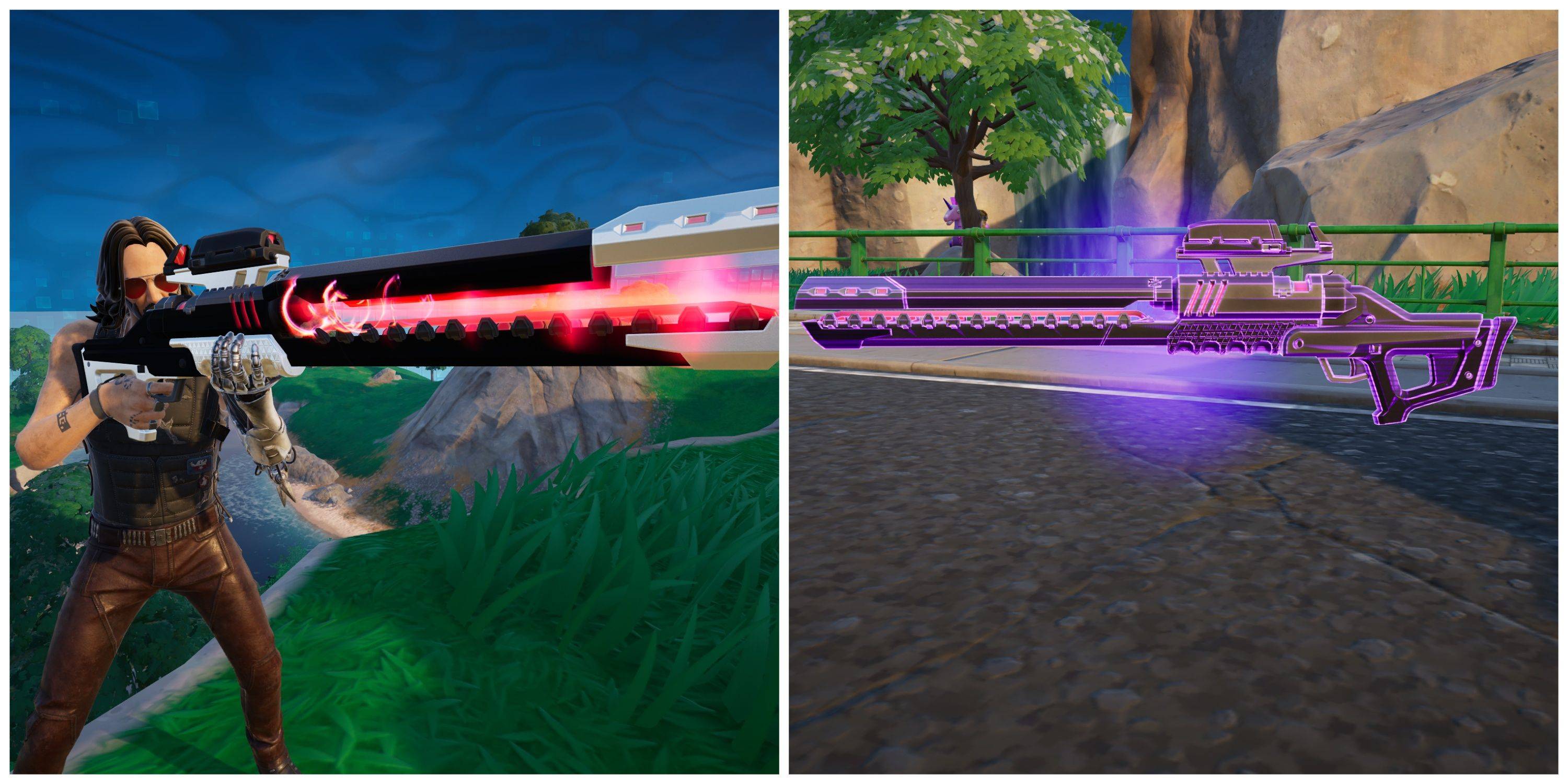 Fortnite: रेल गन अधिग्रहण में महारत हासिल है