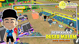 Simulator Game Pasar Malam 3D スクリーンショット 1