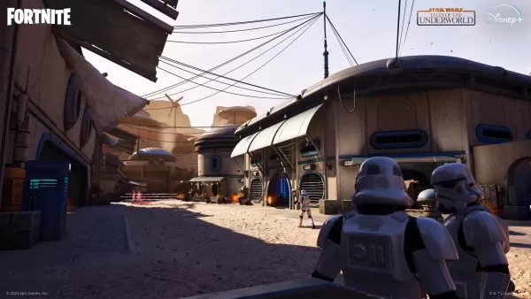 Cena do evento Star Wars no Fortnite