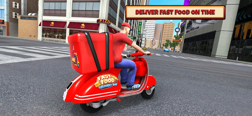 Fast Food Delivery Bike Game Screenshot 2