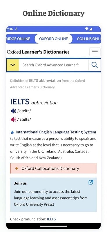 Oxford Vocabulary Tangkapan skrin 0