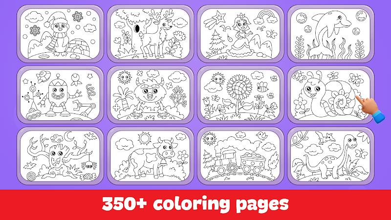 Kids Coloring Game Color Learn 스크린샷 1