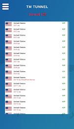 TM Tunnel - Fast, Secure VPN स्क्रीनशॉट 1