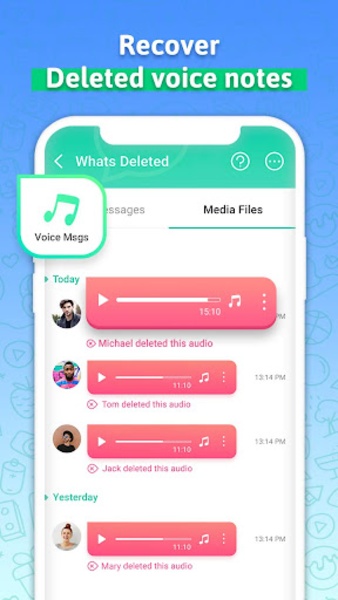 Recover Deleted Messages - WA 스크린샷 2