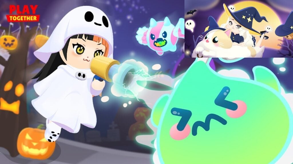Play Together Halloween: Caza de Fantasmas y Recolección de Dulces