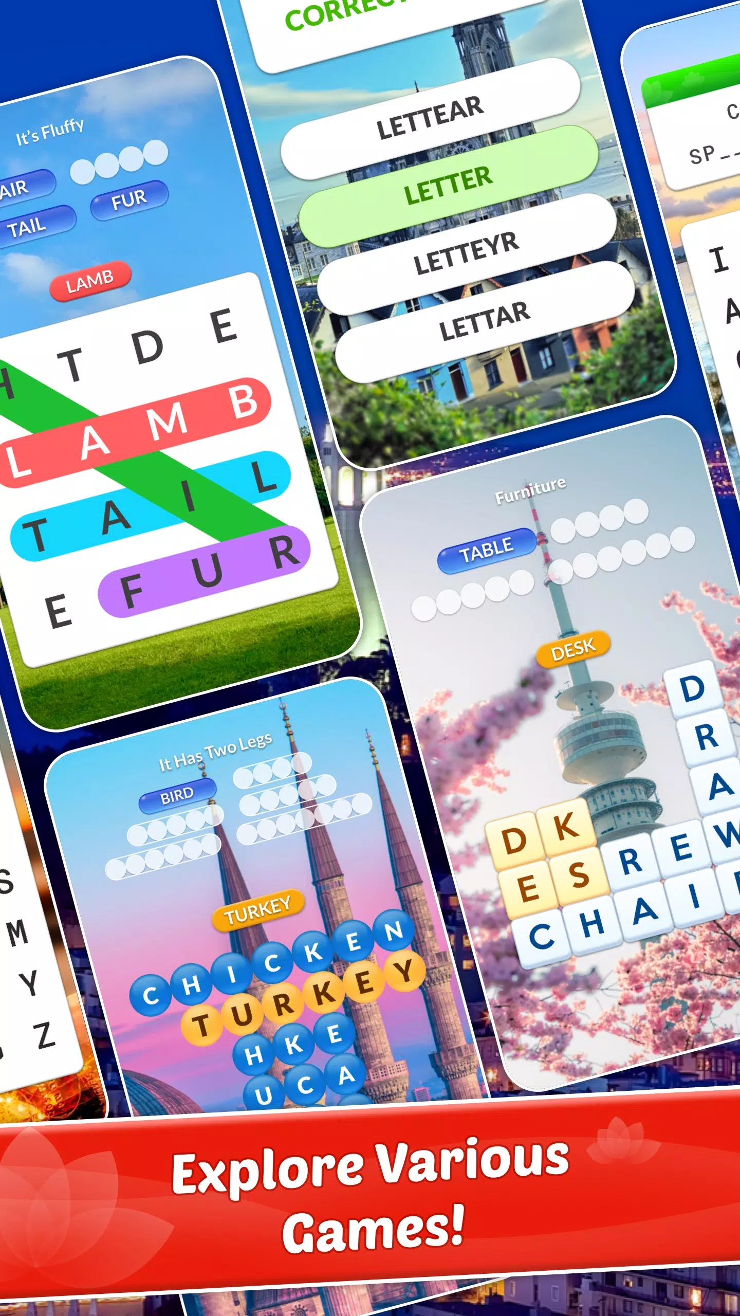 Word Town: Find Words & Crush! スクリーンショット 3
