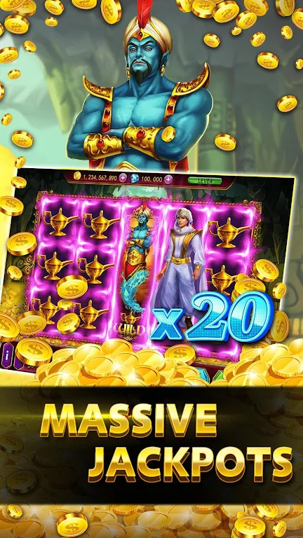 Manic Casino - Vegas Slots Party Captura de pantalla 1