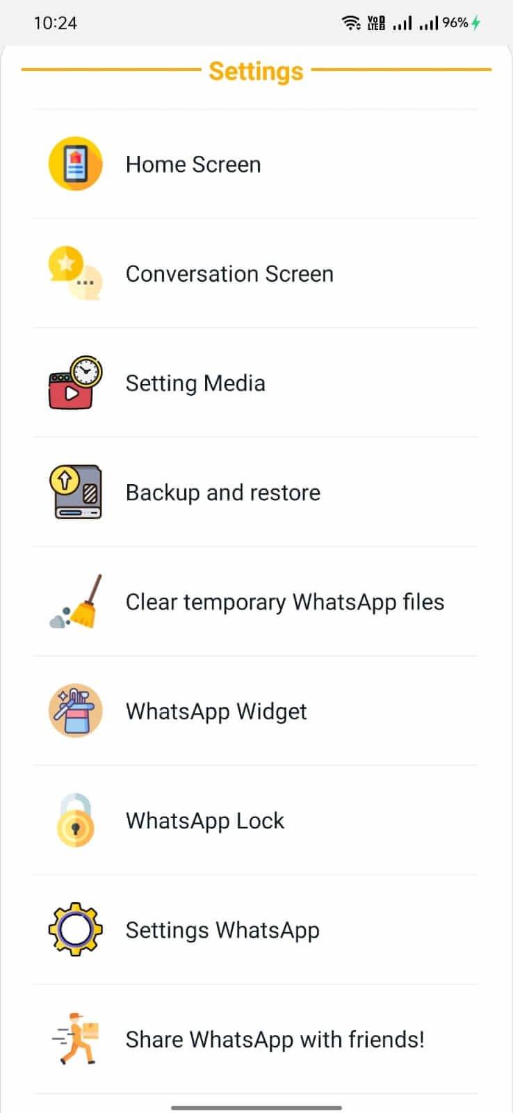 WhatsApp Red Screenshot 0