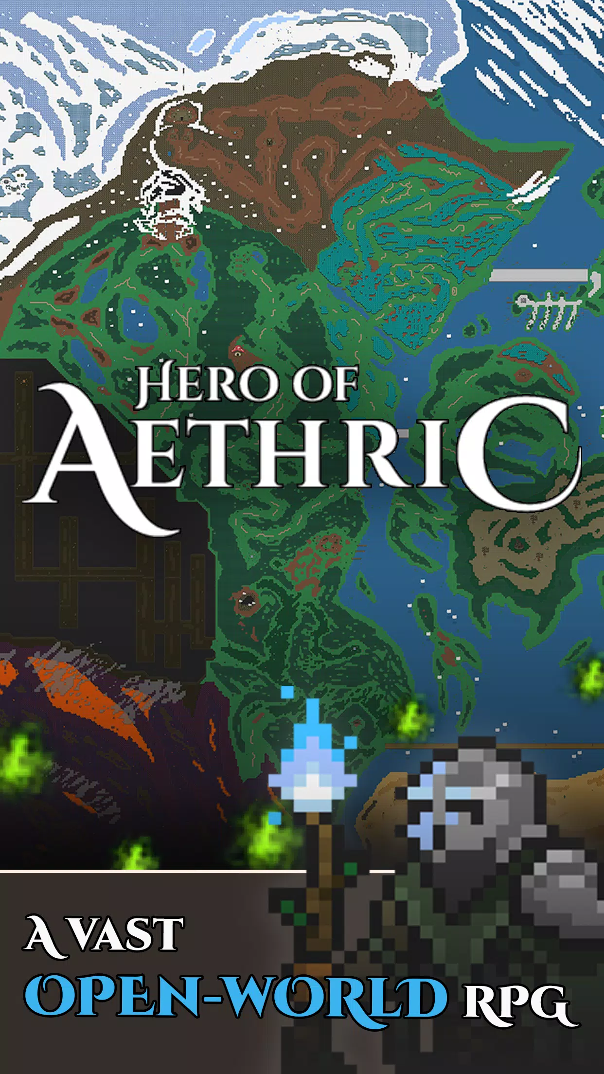 Hero of Aethric | Classic RPG Captura de tela 0