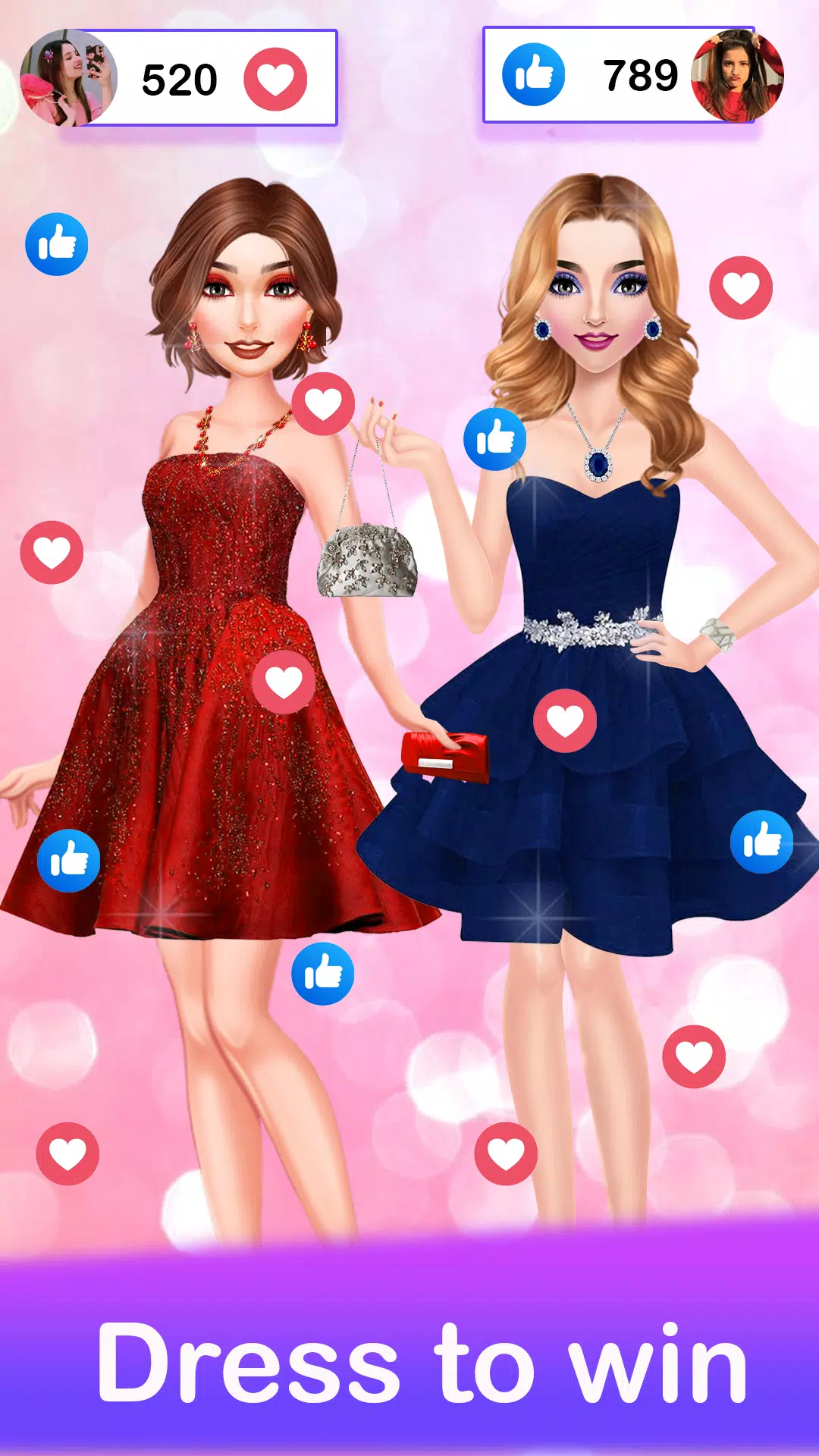 Fashion Girl Makeup Games Show Captura de pantalla 2