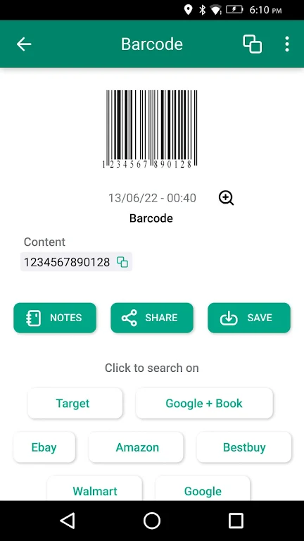 Barcode & QR code scanner Zrzut ekranu 0