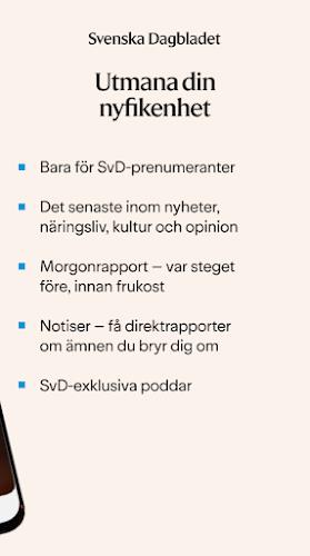 Svenska Dagbladet Screenshot 1