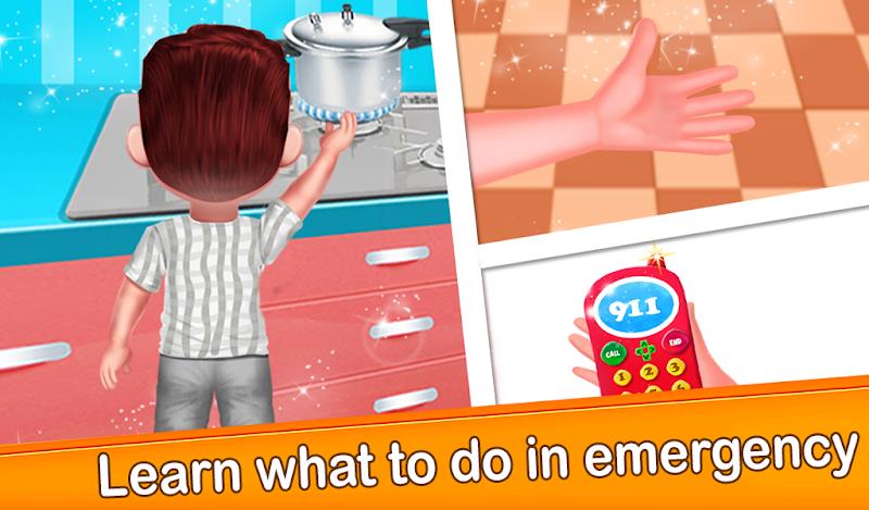 Child Safety Basic Rules games Скриншот 2