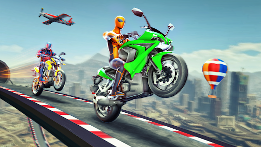 Super Hero Game - Bike Game 3D应用截图第1张