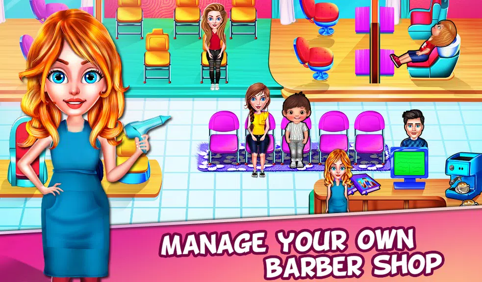 Barber Shop - Simulator Games应用截图第1张