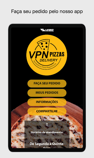 VPN Pizzas App Captura de pantalla 3