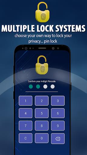 Fingerprint Lock ,Pattern lock,App Lock,Call lock ဖန်သားပြင်ဓာတ်ပုံ 2