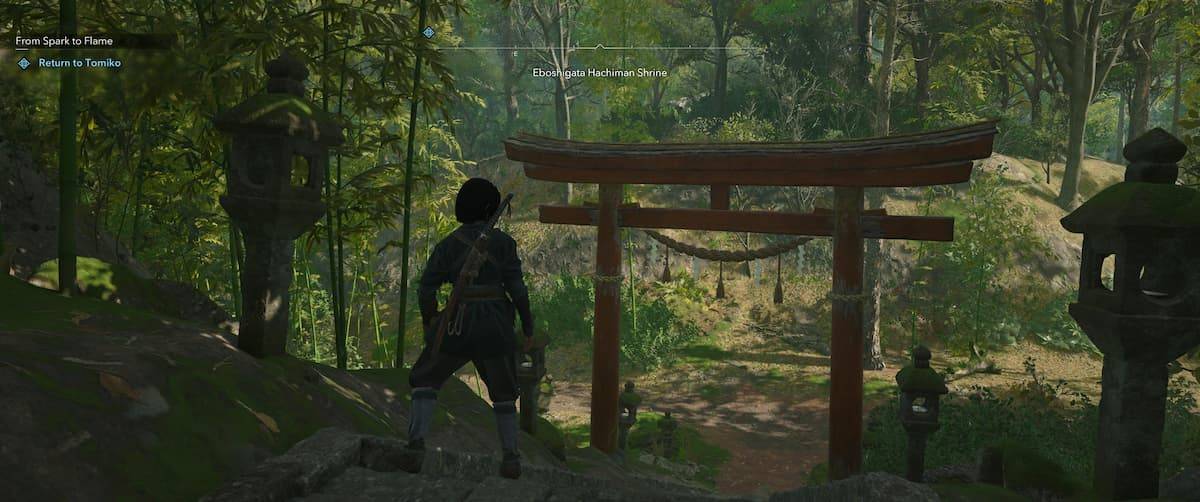 Que se passe-t-il si vous grimpez la porte Torii dans les ombres de croyance d'Assassin?