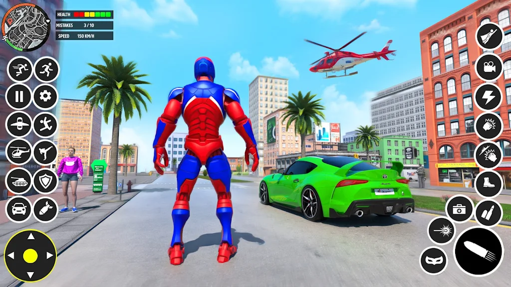 Spider Rope Flying Hero games Screenshot 3