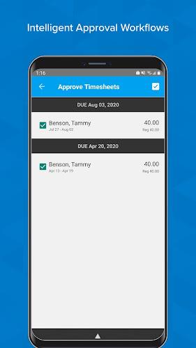 Timesheets - Time Tracking App ภาพหน้าจอ 3