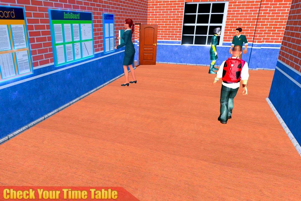 Virtual High School Teacher 3D Скриншот 1