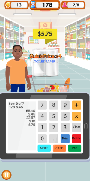 Supermarket Cashier Simulator Mod Ảnh chụp màn hình 1