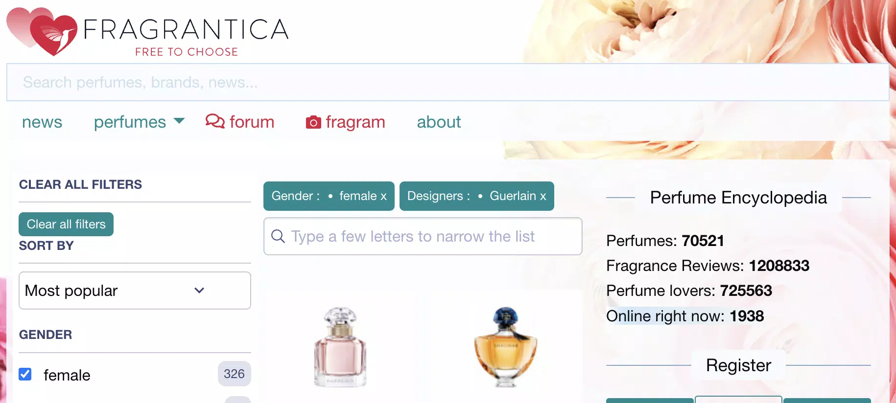 Fragrantica Perfumes Screenshot 3