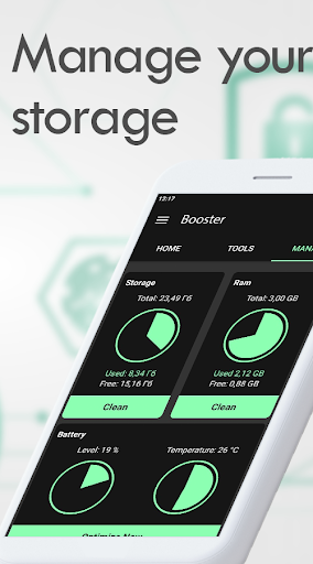 Booster for Android: optimizer & cache cleaner Screenshot 2
