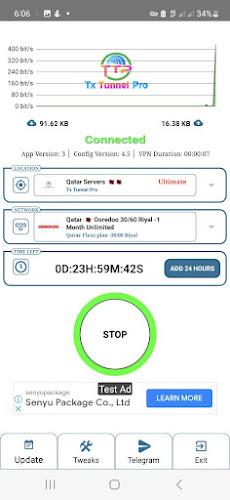 Tx Tunnel Pro - Super Fast Net Скриншот 2