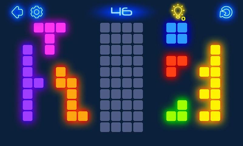 Glow Puzzle Block 3D Screenshot 0