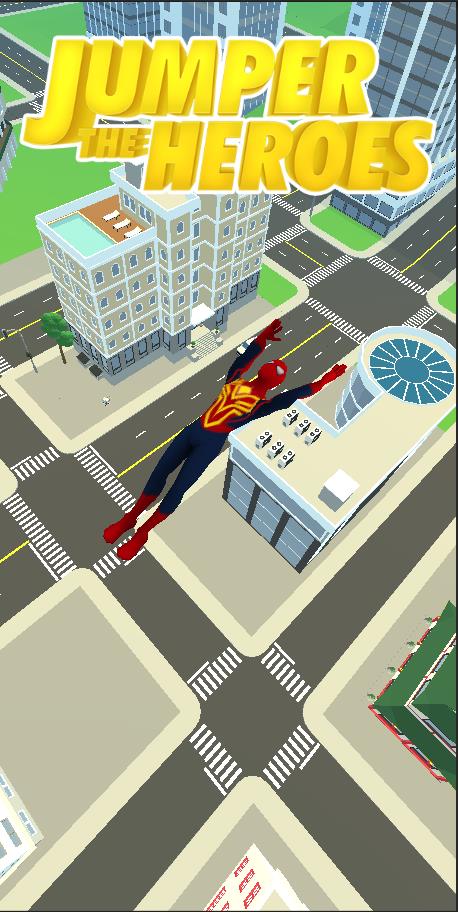 Superhero Flip Jump: Sky Fly Screenshot 0