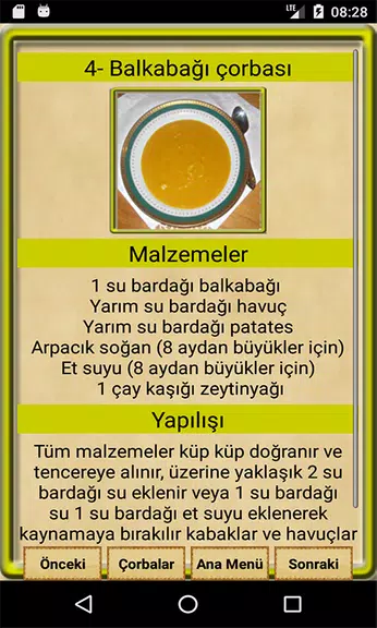 Bebekler İçin Yemek Tarifleri Скриншот 2