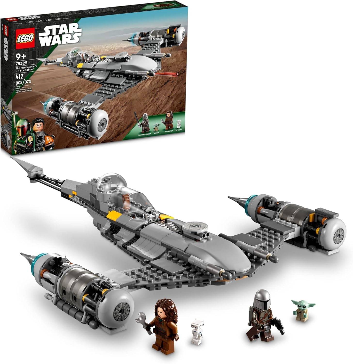 Bild: Lego Star Wars der N-1-Starfighter des Mandalorianischen N-1