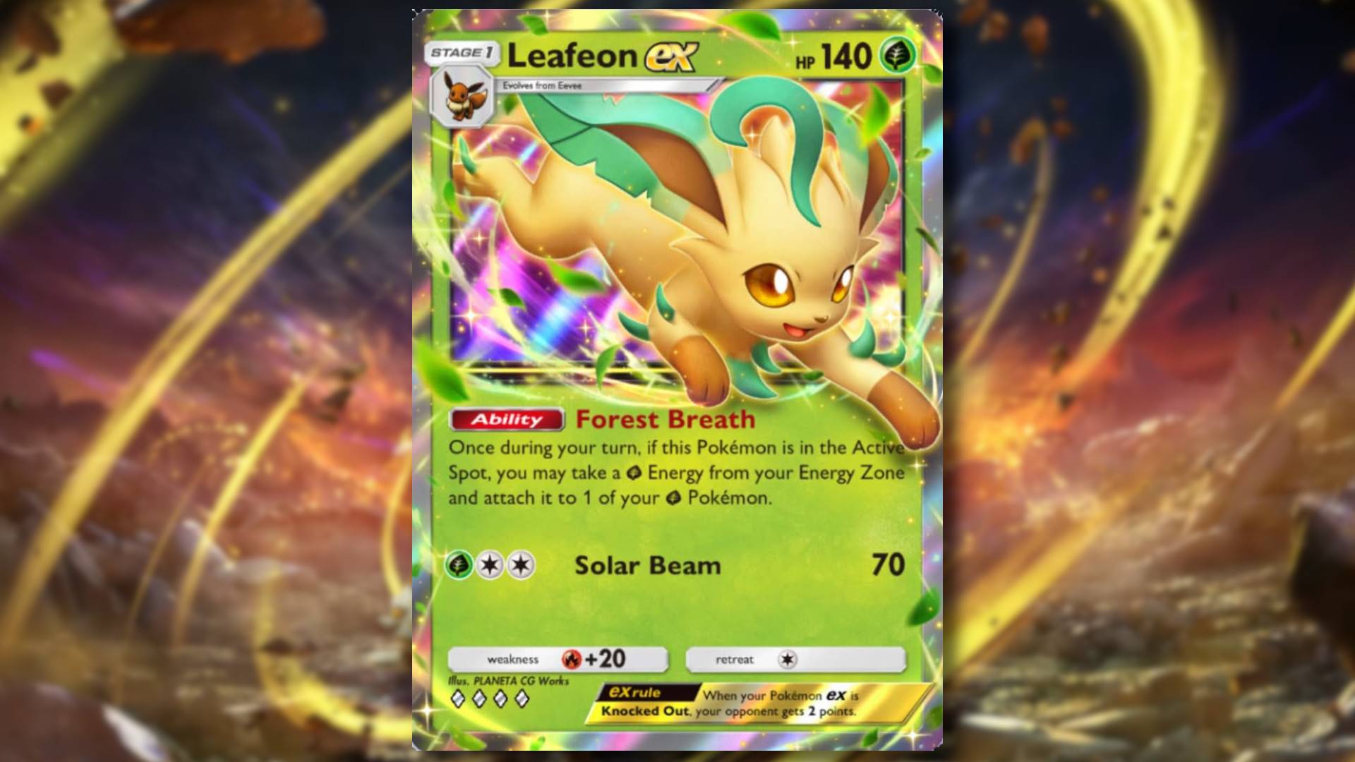 Dek Ex Leafeon Terbaik di poket Pokemon TCG