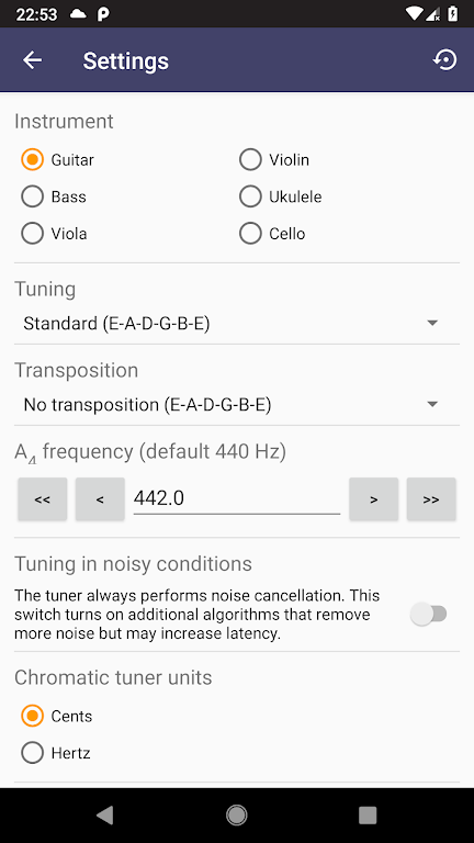 Strobe Tuner Pro: Guitar Tuner स्क्रीनशॉट 0