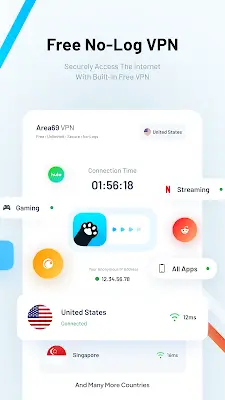 Pawxy - Fast VPN & Web Browser スクリーンショット 1