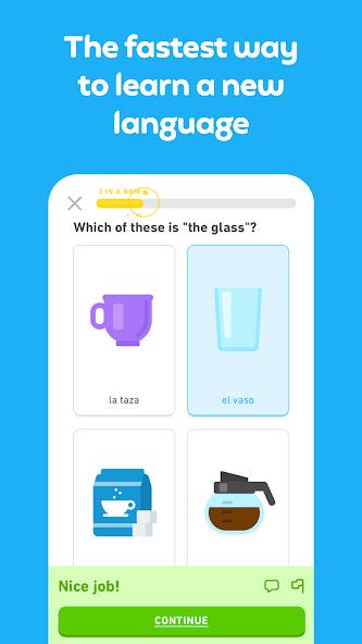 Duolingo: Language Lessons Mod ภาพหน้าจอ 1