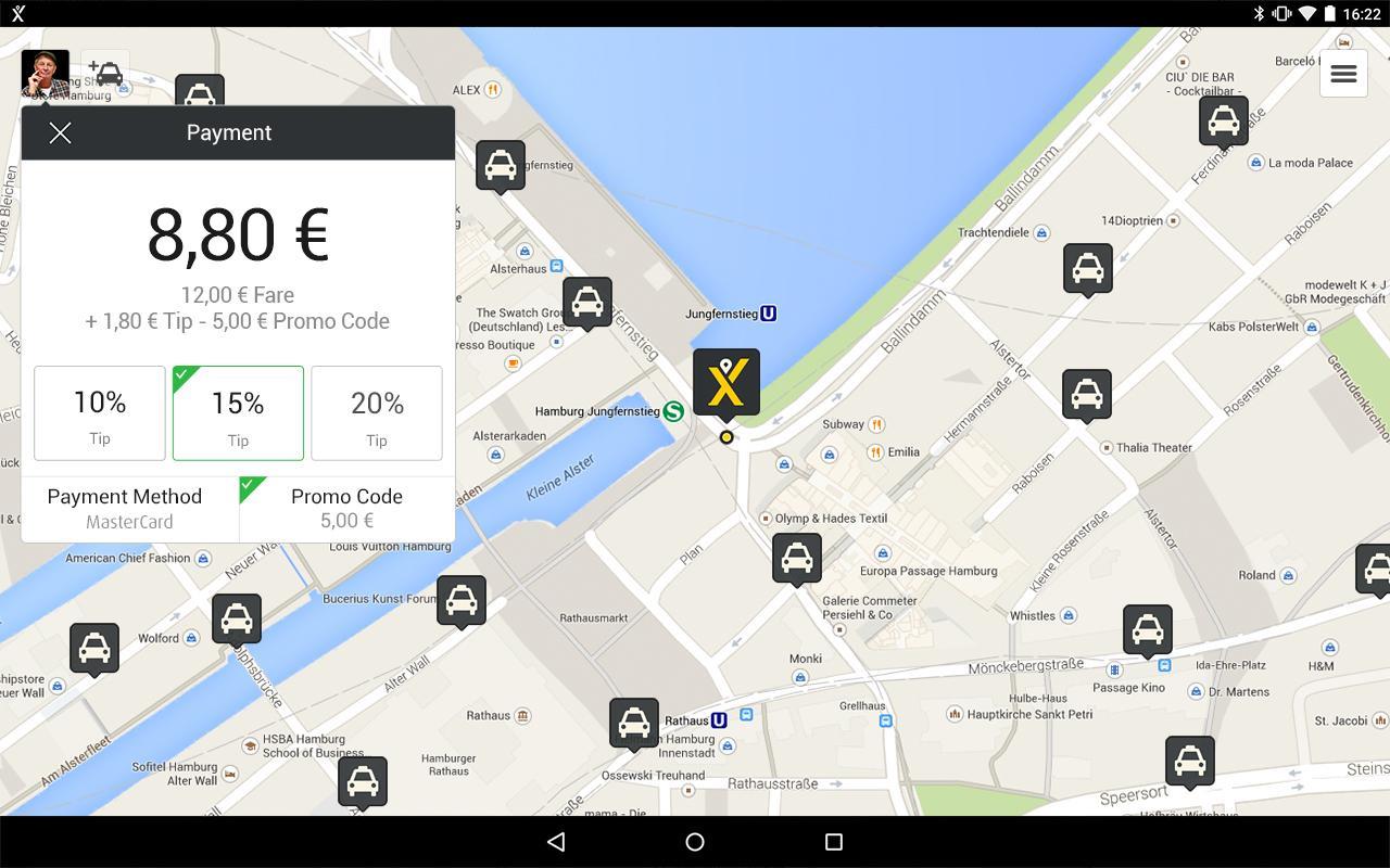 FREENOW - Mobility Super App Screenshot 1