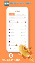 Argentina VPN - Private Proxy Captura de pantalla 2